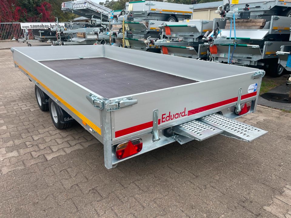 ⭐️ Eduard E-Transporter 3000 kg 406x200x30cm kippbar Rampen 56 in Schöneiche bei Berlin