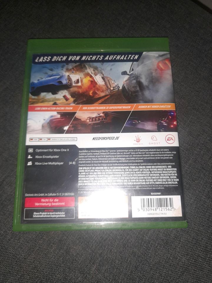 Xbox one need for speed Payback in Cottbus