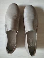 Damenschuhe Loafers von Rieker echt Leder beige Größe 40 Nordrhein-Westfalen - Overath Vorschau
