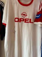 FC Bayern München Shirt Opel weiß XXL Stefan Effenberg Autogramm Nordrhein-Westfalen - Weilerswist Vorschau