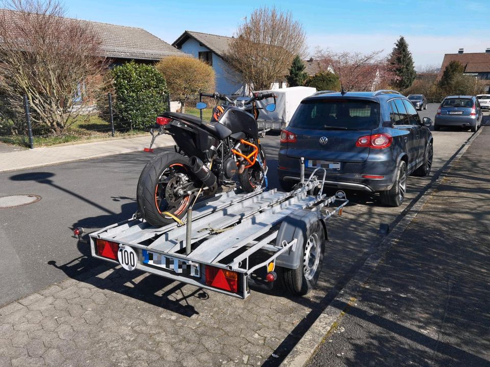 Motorradanhänger 750 kg zu vermieten in Fulda