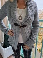 Canda Damen Strickjacke mit Knebelknopf, grau, S Berlin - Reinickendorf Vorschau