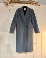 Mango MNG Suit klassischer langer Mantel Blau Grau M 38 Bielefeld - Schildesche Vorschau