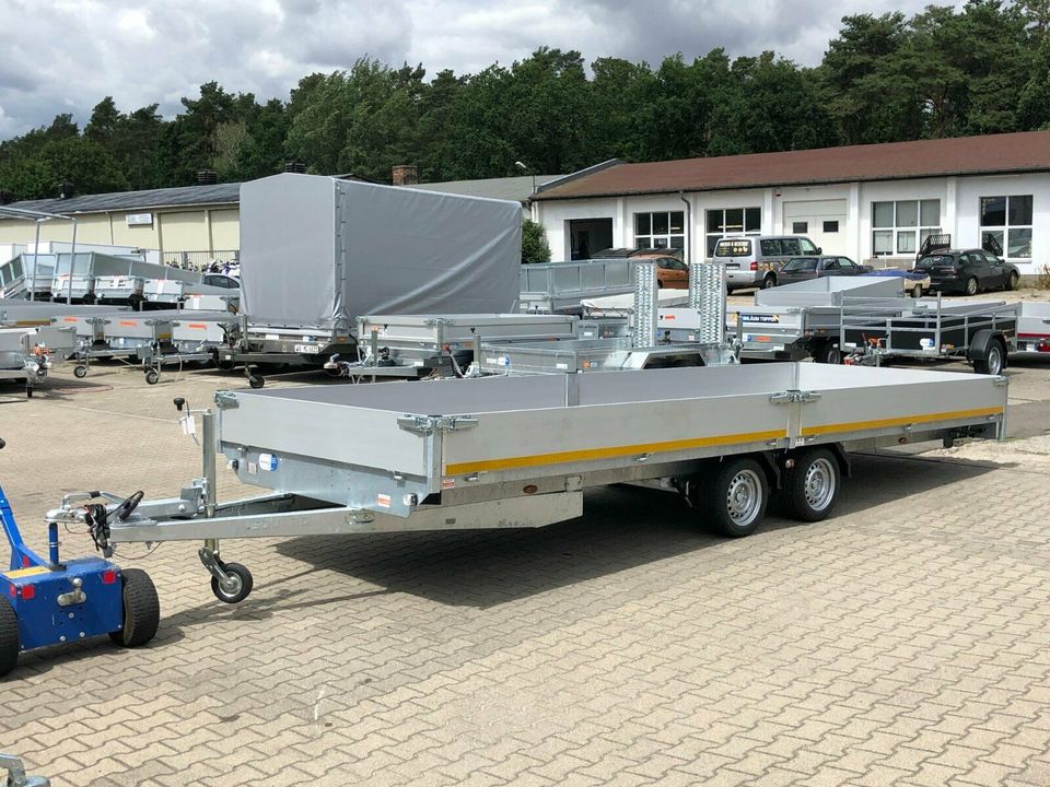 ⭐️ Eduard Auto Transporter 3000kg 606x220x30cm Rampen Winde 63 in Schöneiche bei Berlin