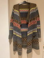 Warmer langer Woll-Cardigan Boho bunt Bayern - Wiesenfelden Vorschau