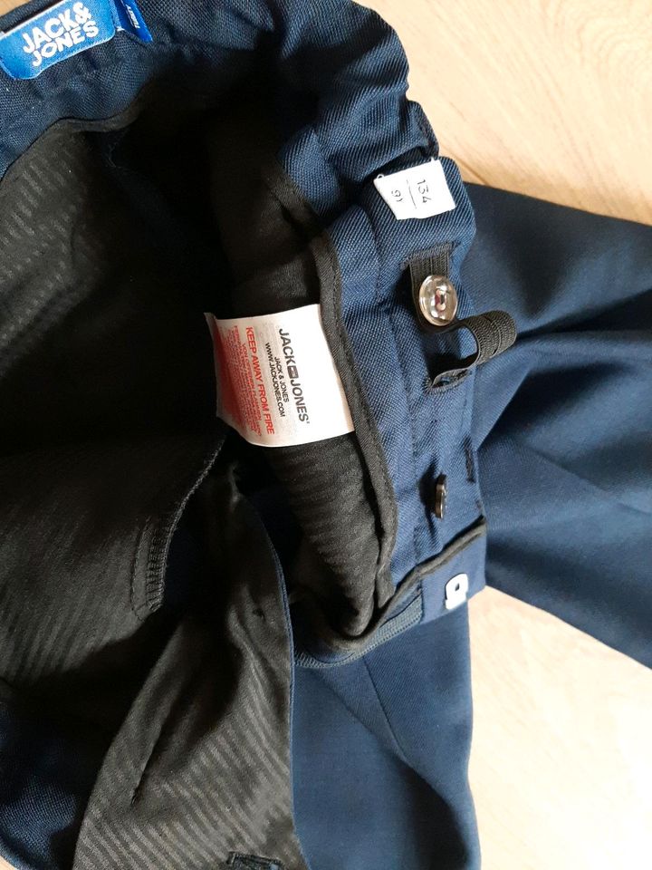 Jack & Jones festliche feierliche 134 Stoffhose Anzughose Hose in Steinen