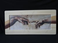 Holz Wandbild B116cm x 56cm; Michelangelo: Die Erschaffung Adams Rheinland-Pfalz - Mainz Vorschau
