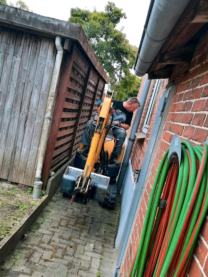 ✴️ Minibagger/ Erdarbeiten/ Baggerarbeiten/ Baggerfahrer in Sankt Peter-Ording