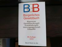 Bürgerliches Gesetzbuch Arbeitsgesetze Beck Texte dtv Bergedorf - Hamburg Allermöhe  Vorschau