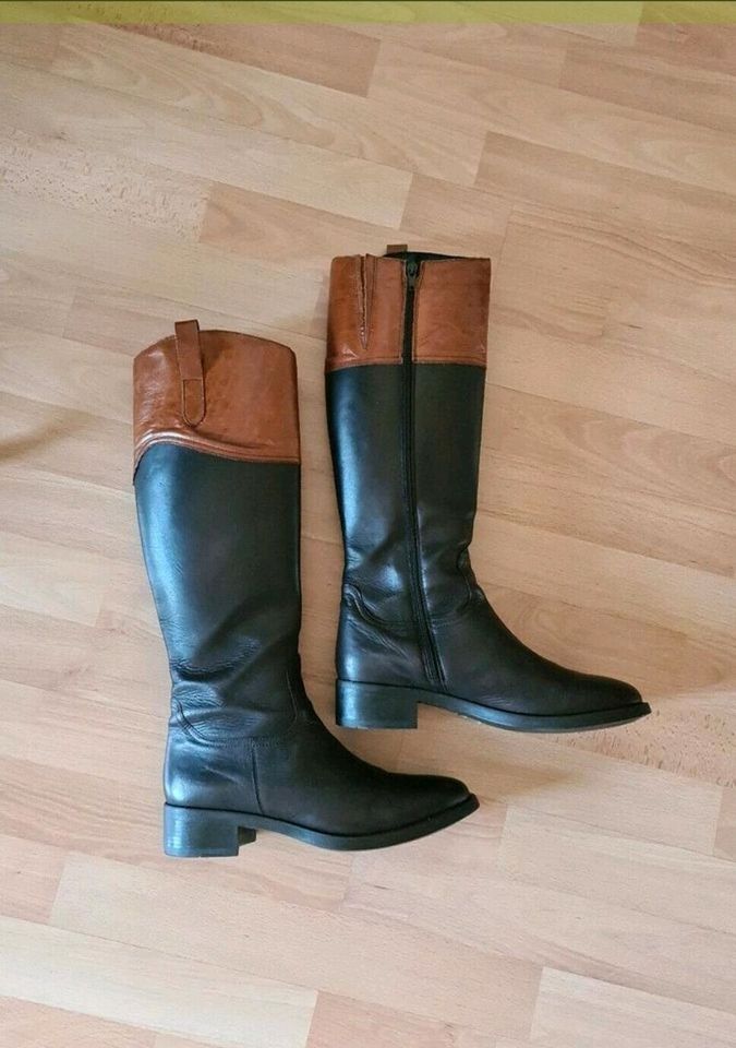 COX Lederstiefel braun cognac Gr.39/40 görtz NP 150€ in Lünen