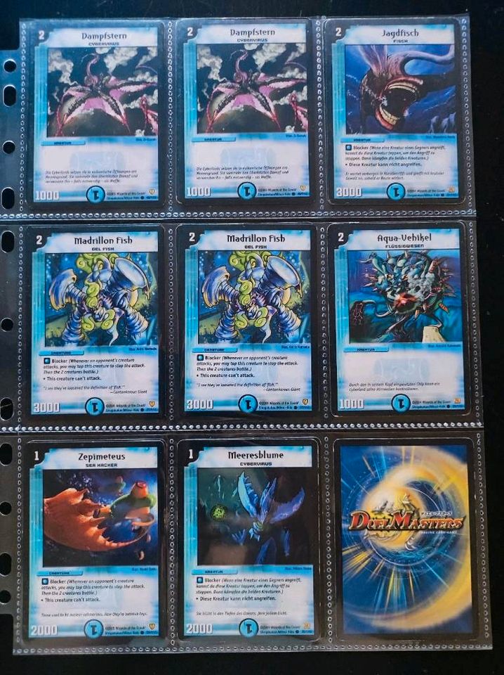 DuelMasters TCG Sammelkarten - Zivilisation Wasser in Grafenwöhr