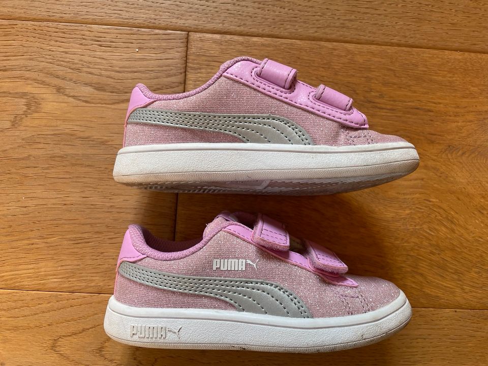 Puma Sneaker Smash Glitzer Glam Gr.25 in Nittendorf 