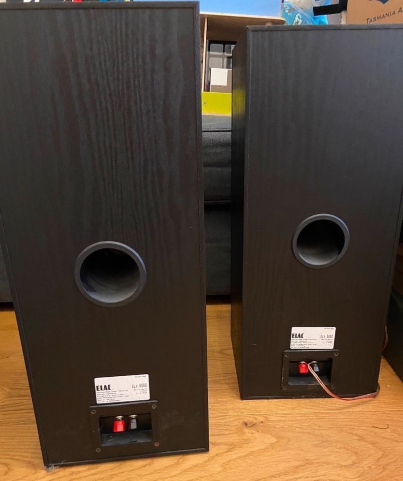 Lautsprecher Boxen Elac ELX 8080 Phono Standlautsprecher in Düsseldorf