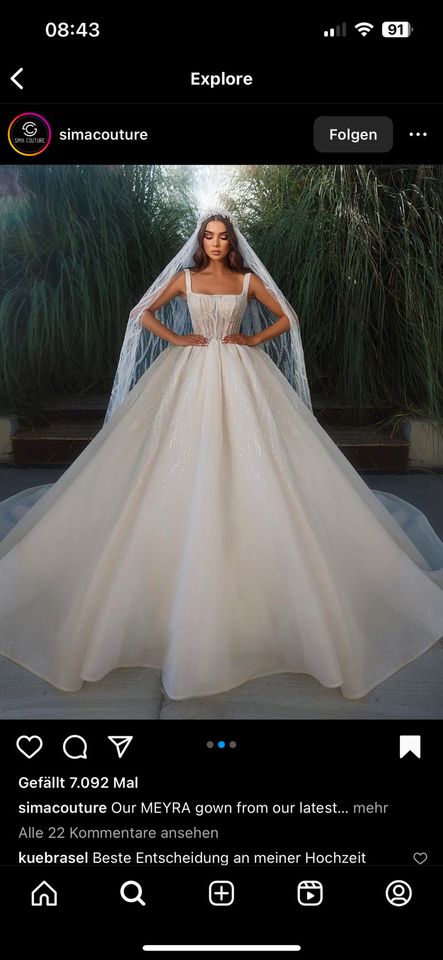 Brautkleid - Sima Couture - Meyra in Ahlen