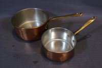 2 vintage Kupfertöpfe mit Stielgriff / Made in Portugal Düsseldorf - Eller Vorschau