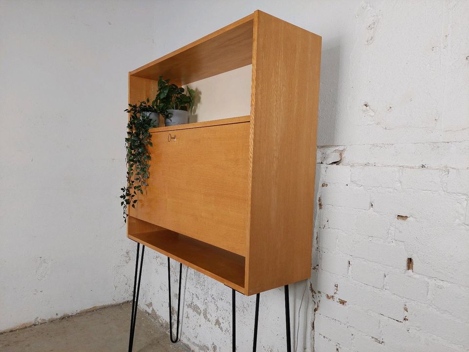 Vintage Hellerau 430 Highboard Sekretär 60er 70er DDR Schrank in Berlin