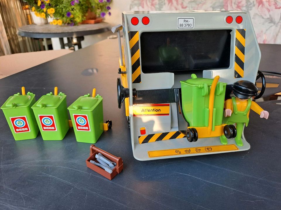 Playmobil, City Service,  Müllwagen, mit Zubehör in Seefeld