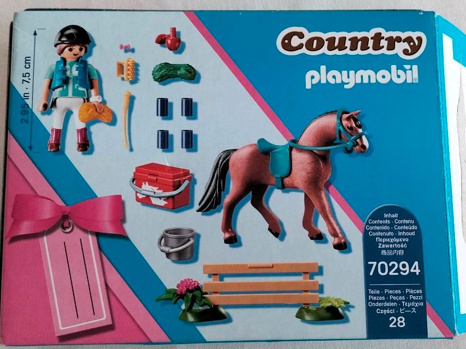 Playmobil Country Set - Pferd mit Reiterin und Zubehör in Rostock