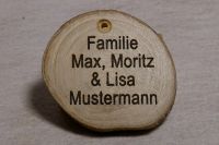 Handgearbeitetes Holz-Türschild/Namensschild aus Baumscheiben Schleswig-Holstein - Flensburg Vorschau