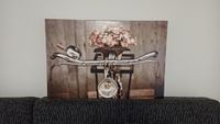 Leinwand Bild - Fahrrad Blumen - Vintage - ca. 90 * 60 cm Nordrhein-Westfalen - Leverkusen Vorschau