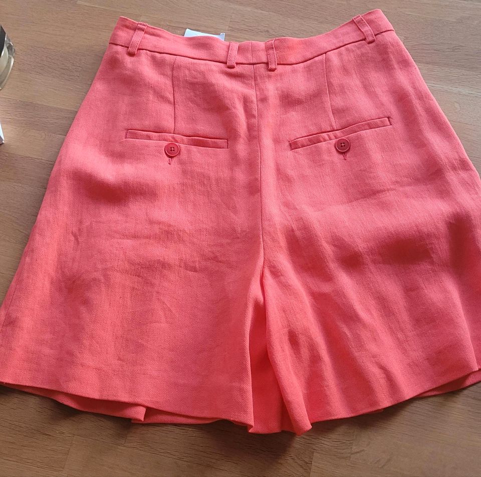 Drykorn High Waist Leinen Shorts Gr.29(36-38)orange NEU in Osnabrück