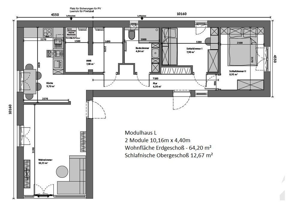 Modulhaus-Bungalow KFW 40 Seniorengerecht / - TOP Qualität am See/ LK GF inkl. Kaufgrundstück in Sassenburg