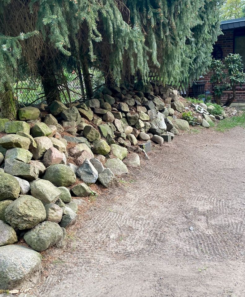 Feldsteine Steine Natursteine Garten verschiedene Größen in Herzfelde