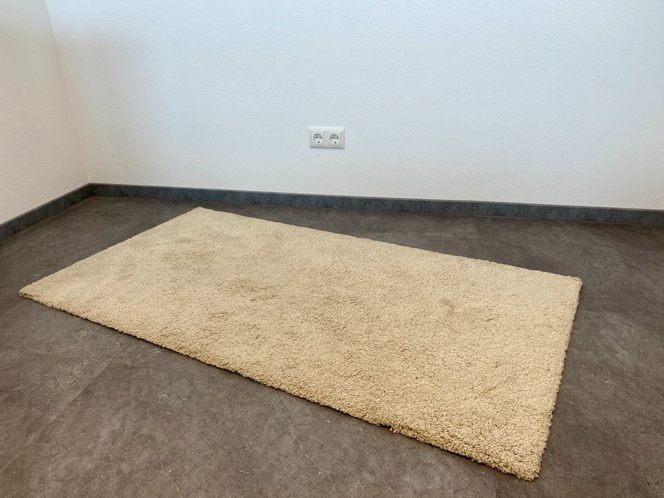 Teppich / 80 x 150 / Beige / Flauschig in Feuchtwangen