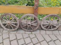 Alte Holzwagenräder 40 cm Sachsen - Leisnig Vorschau