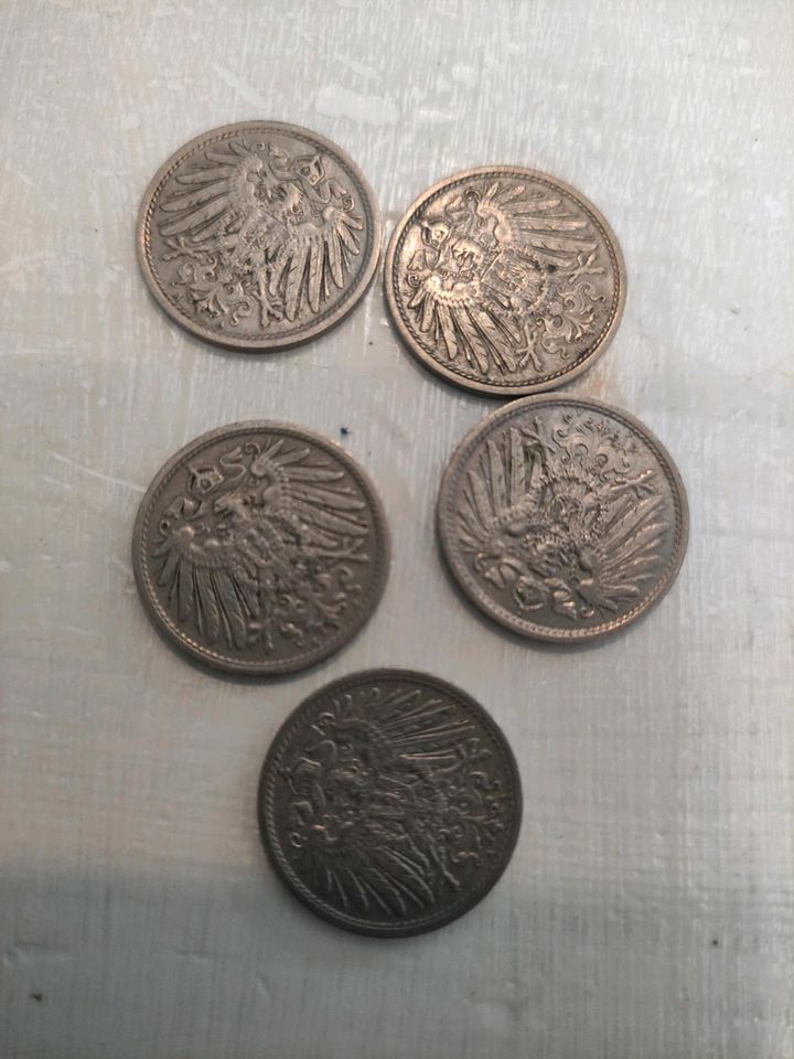 10 Pfennige Deutsche Reichsmark 1906-1909 in Flensburg