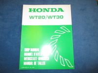 Werkstatt Handbuch Honda Wasserpumpe WT20/WT30, 1982 gebraucht Niedersachsen - Lilienthal Vorschau