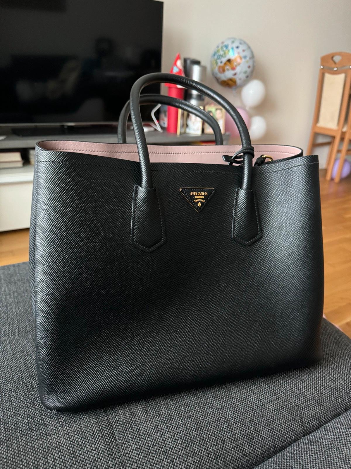 Prada large double bag sale