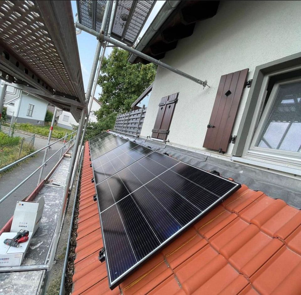 Komplettmontage Photovoltaik PV vom regionalen Elektrobetrieb in Ingelheim am Rhein