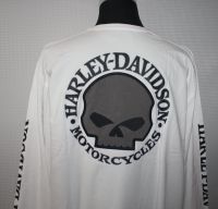 Harley Willie G Skull Long Sleeve T-Shirt weiß S - 5XL HD Biker Mecklenburg-Vorpommern - Penkun Vorschau