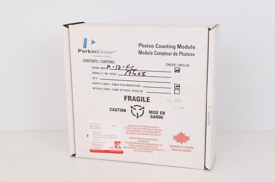 Perkin Elmer SPCM-AQRH-12 FC Photon Counting Module Perkin Elmer SPCM-AQRH-12 FC Photon Counting Module