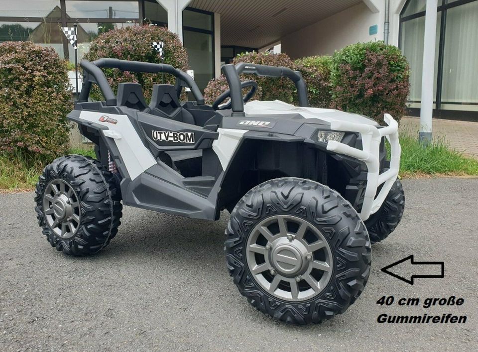 Elektroauto Buggy bis 10km/h Kinderfahrzeug Jeep UTV Doppelsitzer in Glauchau