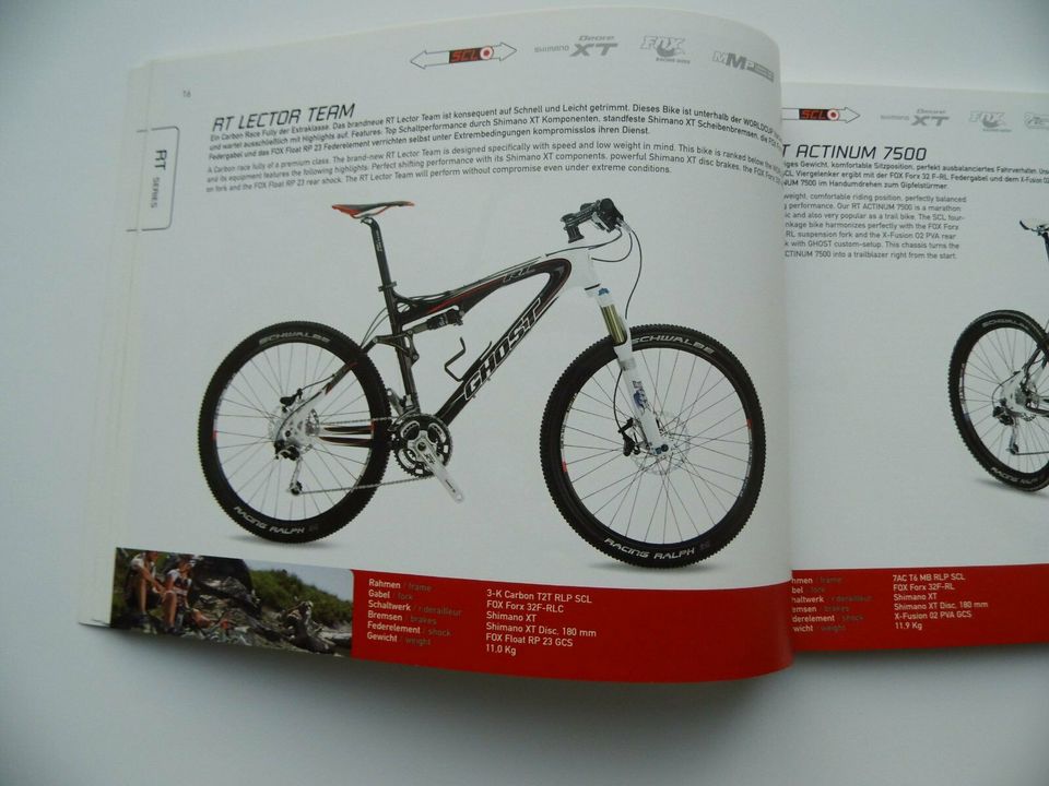 Ghost, Katalog, Broschüre, Prospekt, 2008, MTB, Race, Fahrräder in Rheda-Wiedenbrück