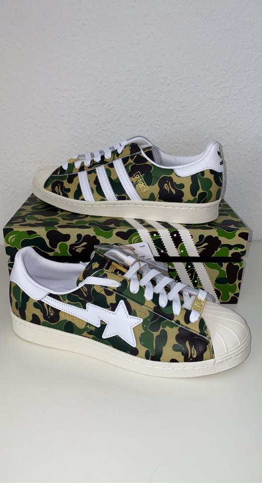 Bathing ape x adidas superstar sale
