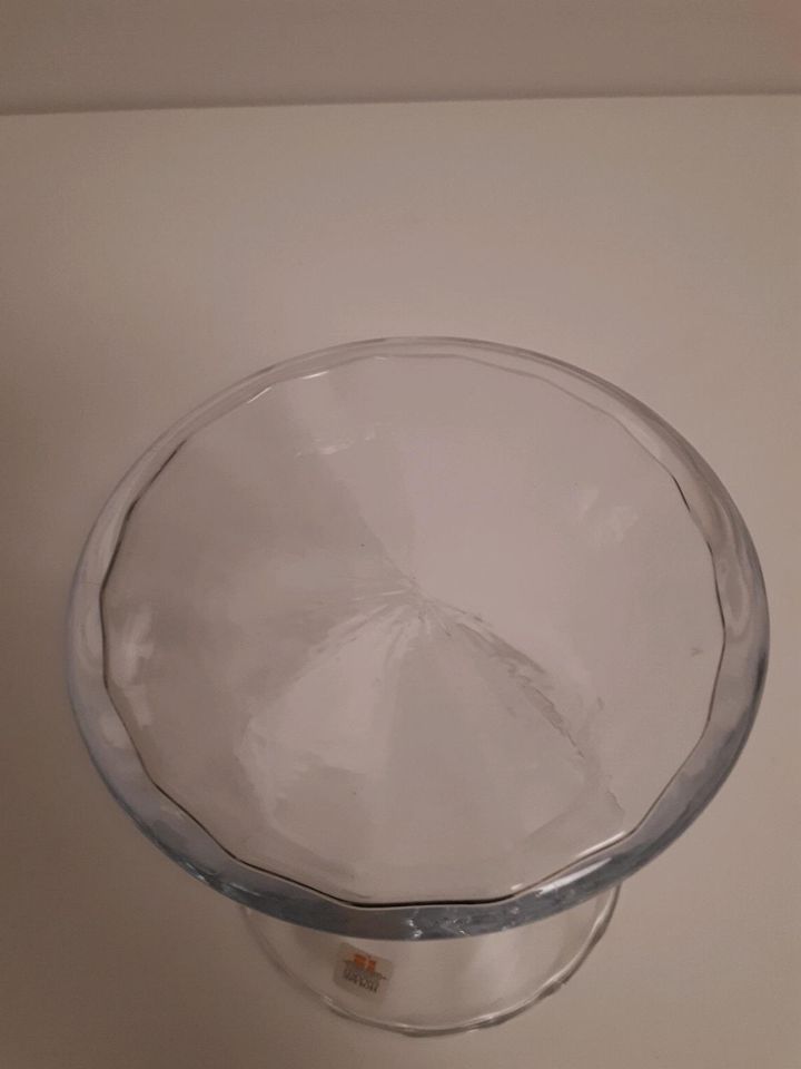 Vase Holmegaard Copenhagen, Glas, H 12,5 cm in Berlin