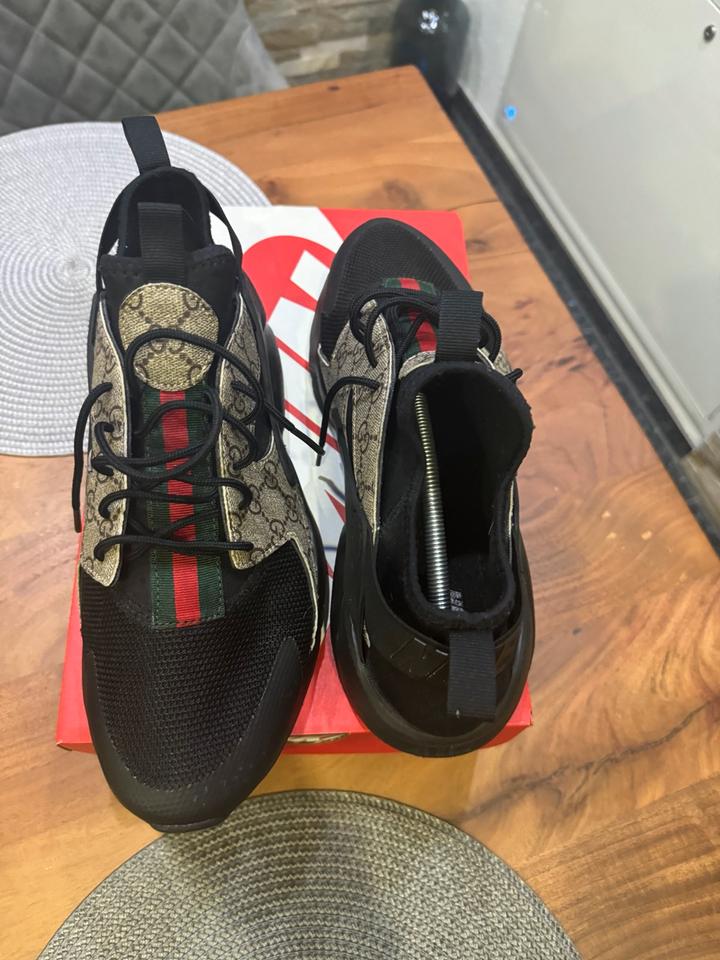 NIKE HUARACHE GUCCI Designer Sneaker Gr.45 5 Schwarz