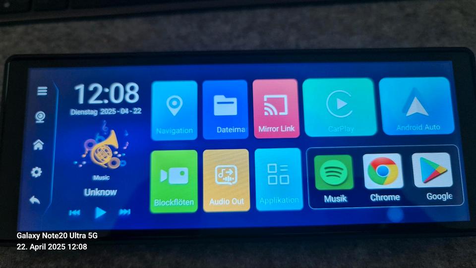 Wireless CarPlay Display Android Auto Bildschirm Navi Dashcam in Hannover