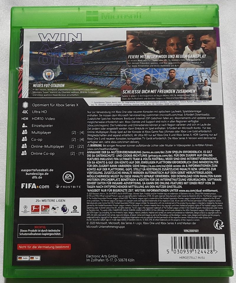 FIFA 21 - XBOX ONE in Schöningen