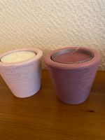 4 Kerzenhalter für Maxi-Teelichter, rosa, lila Rheinland-Pfalz - Nastätten Vorschau