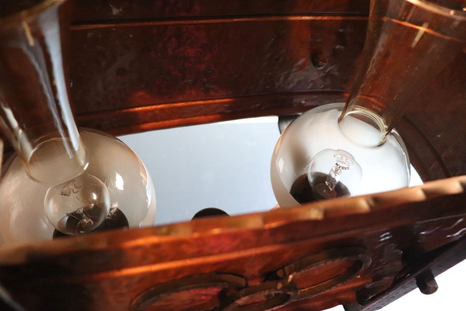 Antike vintage Hängelampe Deckenlampe selten, Fundstück rustikal in Siegen