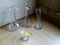 3 hochwertige Glas-Blumen-Vasen ,1Teelichthalter ab 4 € Baden-Württemberg - Kreßberg Vorschau