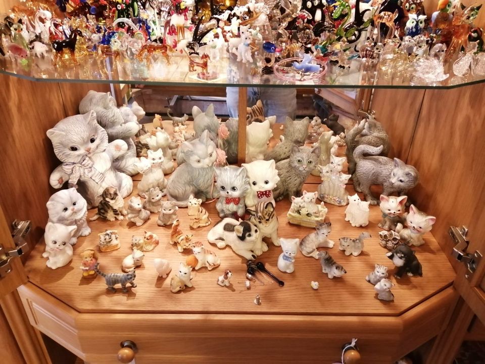 Mundgeblasene Figuren aus Glas + Katzenfiguren in Itzehoe