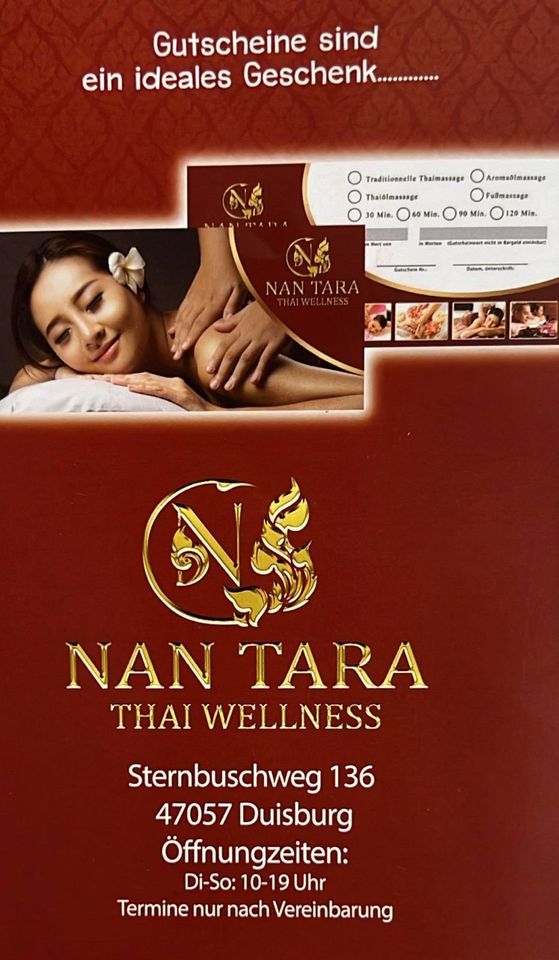 Thai-Massage Massage Wellness Duisburg NAN TARA in Duisburg