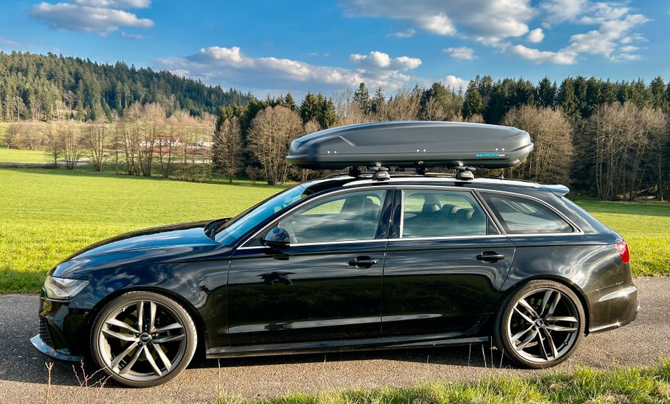 Dachbox 500 Liter leihen / mieten mit Thule Dachträger in Ruppertshofen