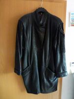 Vintage - Schwarze Lederjacke aus den 80ern Rheinland-Pfalz - Ludwigshafen Vorschau