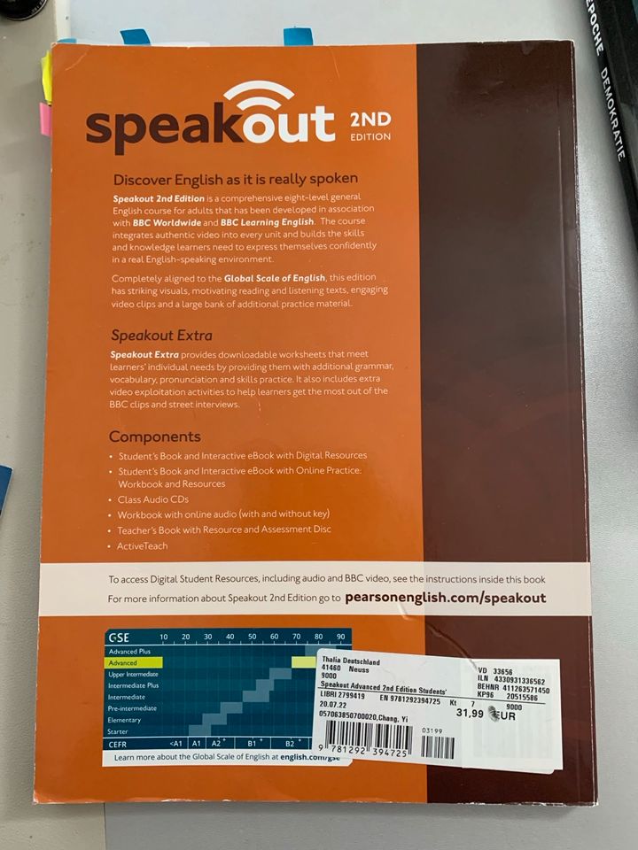 Speak out Advanced Student's Book in Kaarst